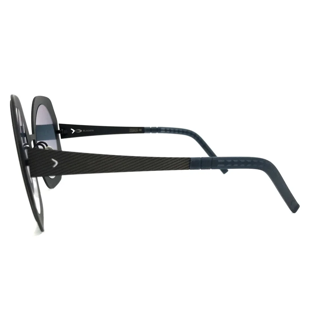 Blackfin Sunglasses CORAL COVE BF871 COL.1040 Black Gold w/ Blue Gradient Lenses